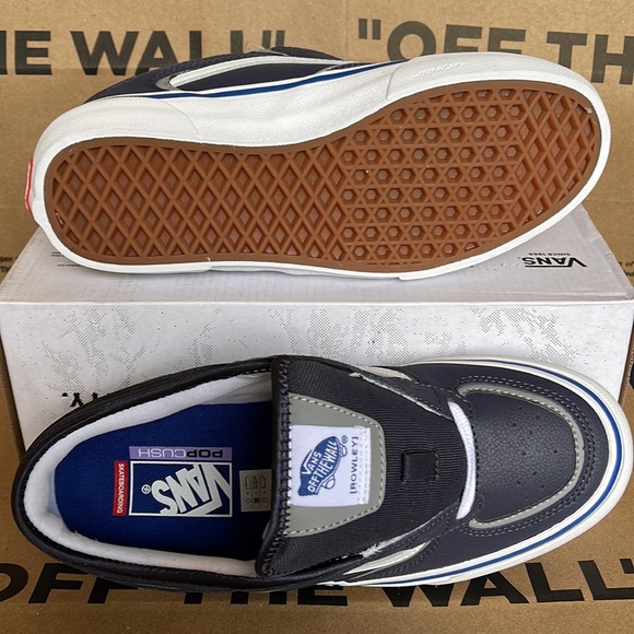 Vans WMNS Rowley Navy/White skate sneakers - Picture 5 of 16